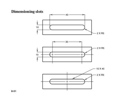 dimensioning slotted holes|Slot Dimensioning .